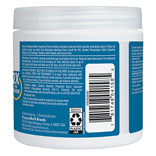 Gonzo Natural Magic Odor Air-Magnet with Activated Charcoal, Odor Eliminator, 14 Oz - size: 14 Ounce (Pack of 1)
