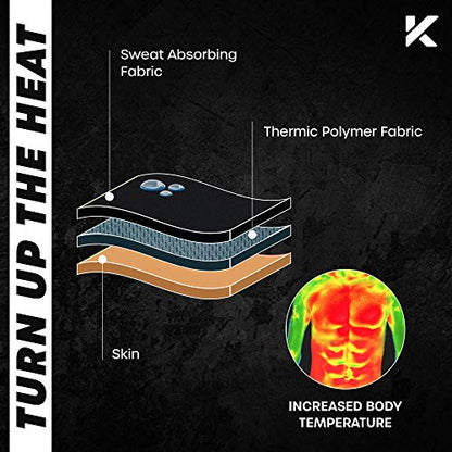 Kewlioo Men's Heat Trapping Zipper Sweat Enhancing Vest - Sauna Suit Shirt Compression Vest Shapewear Top for Gym Exercise - color: Black, size: Small-Medium