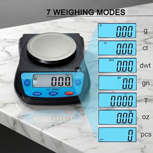 Digital Laboratory Balance 0.01g Precision Lab Scale for Bench Weighing