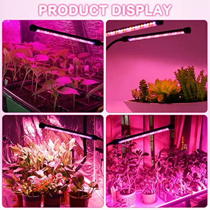 SYEIORAOM Grow Lights for Indoor Plants, Six Head Plant Light with Full Spectrum, LED Grow Lamps for Seed Starting with Adjustable Gooseneck, Suitable for Flowers Vegetables - size: Six-head plant light