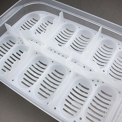 Reptile Breeding Box Incubation Box Hatching Case Hatching Tray | 16 Grids Transparent Reptile Incubator for Snake Lizard Turtle Gecko Chameleon Bearded Dragon Leopard Gecko Egg Incubation - color: A