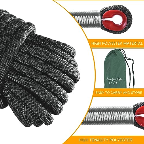 Climbing Rope, Rappelling Rope - color: Green, size: 165FT