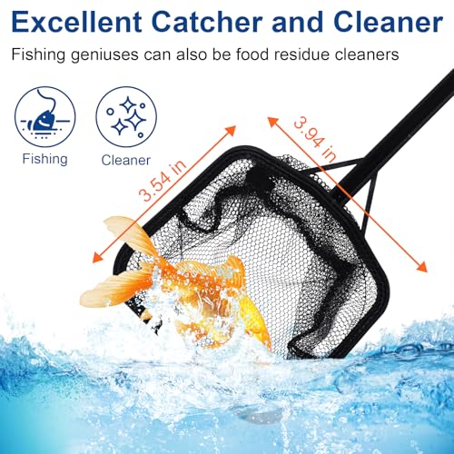 Fish Tank Cleaner Kit, Gravel Vacuum for Aquarium, Aquarium Vacuum Cleaner | Fish Tank Aquarium Vacuum Gravel Cleaner, Aquarium Siphon with Magnetic Fish Tank Glass Cleaner, Aquarium Cleaning Tools