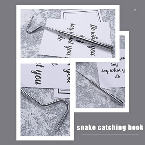 Toddmomy Large Hook for Grabbing Snakes Reptile Catching Supply Snake Catcher Tool