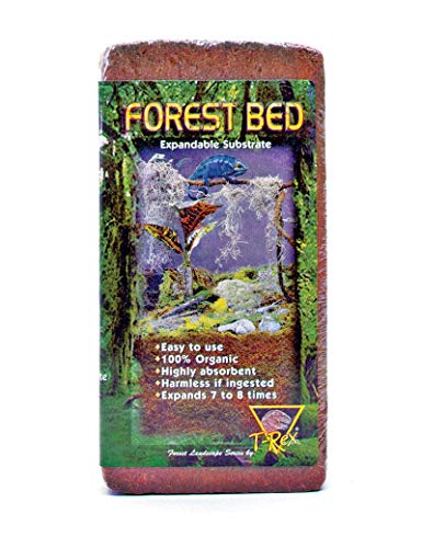 T-Rex Reptile Terrarium Substrate Bedding- Forest Bed - Brick (1 Brick) - size: 7 L