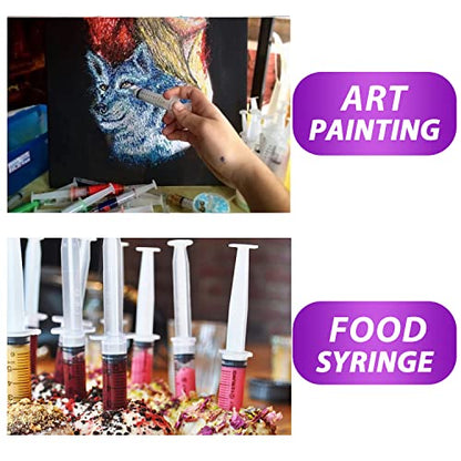 60ml Syringe for Liquid, Oral, Scientific Labs, Measurement, Dispensing, Catheter Tip with Cap- 3 Pack 60ml Syringes - style: 60 ml