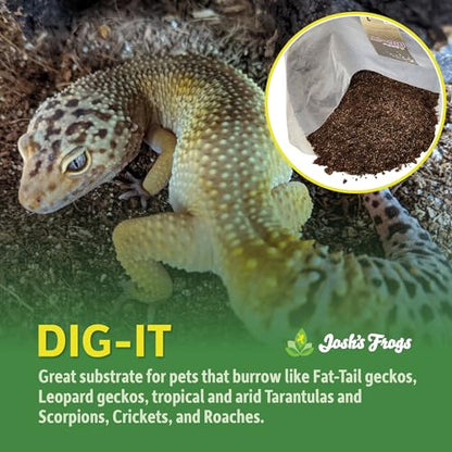 Josh's Frogs Dig-It, 10 Quarts | Substrate for Burrowing Lizards, Invertebrates, Lay Boxes and Humid Hides