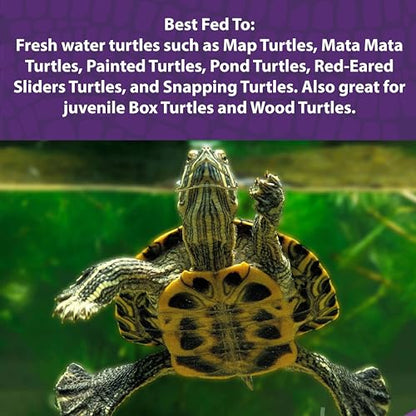 Mazuri | Nutritionally Complete Aquatic Turtle Food | Freshwater Formula - 25 Pound (25 lb.) Bag