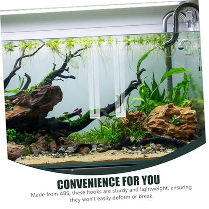 Adjustable Aquarium Hooks Set of 2 Plant Hangers for Fish Tank Reptile Basking Spot