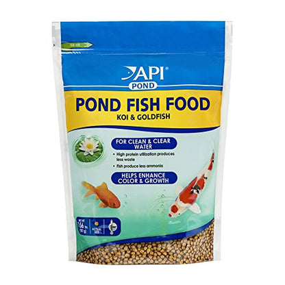 API POND FISH FOOD Pond Fish Food 1.56-Pound Bag - size: 1.56 Pound (Pack of 1)