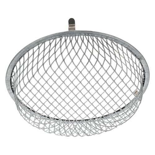 Efficient Heat Dissipation Reptile Heating Lamp Shade 5.5 Inch -Scald Mesh Cover for Reptile Lamp Bulb