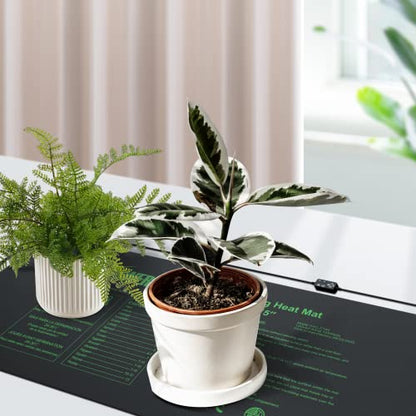 iPower Seedling Heat Mat for Plants with Dual Digital Temperature Controller, MET Certified Heating Pad, 48" x 20.75", Black - size: 48" x 20.75", style: with Digital Controller