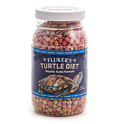 Fluker's Aquatic Turtle Diet, Food Pellets for Turtles, 8 oz - size: 8 Ounce (Pack of 1)