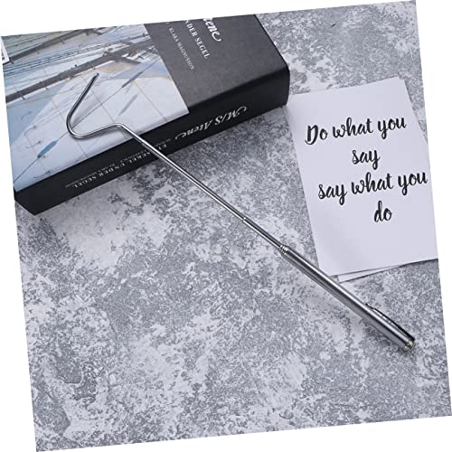2pcs Stainless Steel Telescoping Reptile Hook Durable Snake Catching Tool for Safe Handling of Snakes and Reptiles Easy to Carry and Store for Maximum Grip