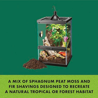 Zilla Pet Reptile Terrarium Substrate Bedding, Jungle Mix, for Frogs, Rainforest Geckos, Toads and Snakes, 8 Quart | For Frogs, Rainforest Geckos, Toads and Snakes - size: 8 Quarts (Pack of 1)