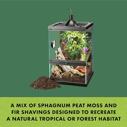 Zilla Reptile Terrarium Bedding Substrate Jungle Mix, 4 Quart