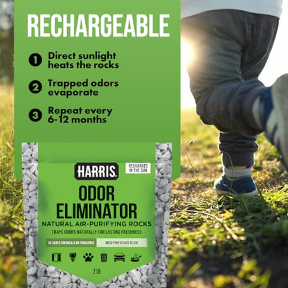Harris Odor Eliminator Volcanic Rocks - Aborbes Odors from the Air Naturally