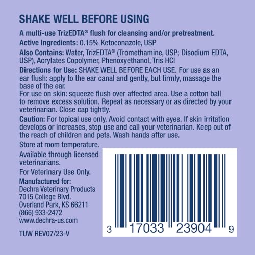 TrizUltra+Keto® Flush for Dogs, Cats and Horses, 4 Fl Oz | Cleansing, Antibiofilm; Packaging May Vary