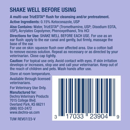 TrizUltra+Keto® Flush for Dogs, Cats and Horses, 4 Fl Oz | Cleansing, Antibiofilm; Packaging May Vary