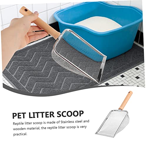 Pet Reptile Litter Scoop Litter Shovel for Reptile Terrarium Accessories Easy Design with Wide Mouth Tight for Efficient Waste Removal