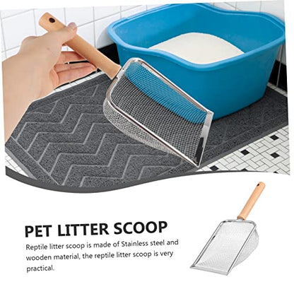 Pet Reptile Litter Scoop Litter Shovel for Reptile Terrarium Accessories Easy Design with Wide Mouth Tight for Efficient Waste Removal