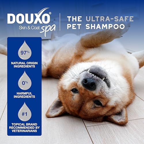 DOUXO SPA Dog Wipes for Paws, Butts, Tear Stains and Cleaning, 100 Wipes | Multi-Purpose for Coat and Paws, Leaves the Coat and Skin Refreshed, Skin-Friendly Formula, Can Also be Used for Cats