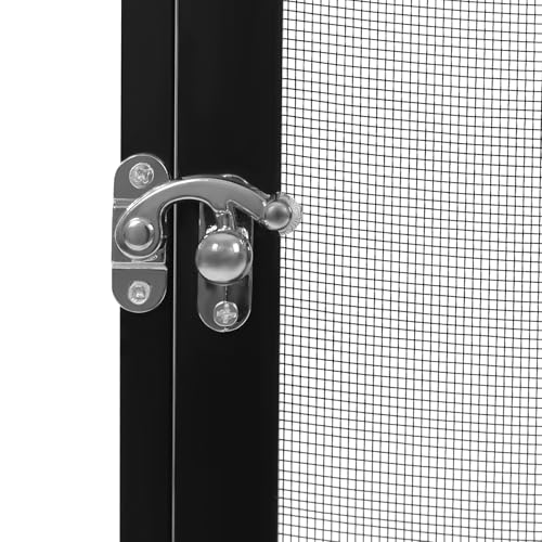 Reptile Cage, 44lbs Capacity Vertical Reptile Terrarium, Front Opening Chameleon Enclosure with 360° Observation, 4 Side Metal Mesh for Beetles Tree Frog Spider Arboreal Reptile 32"x18"x18"