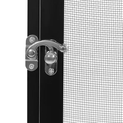 Reptile Feeding Box, 17.72 x 31.5 Inch Aluminum Alloy Reptile Pet Feeding Net Box, Ventilated Reptiles Enclosure Kit, Indoor and Outdoor Use Portable Habitat for Chameleon, Lizard, Snake