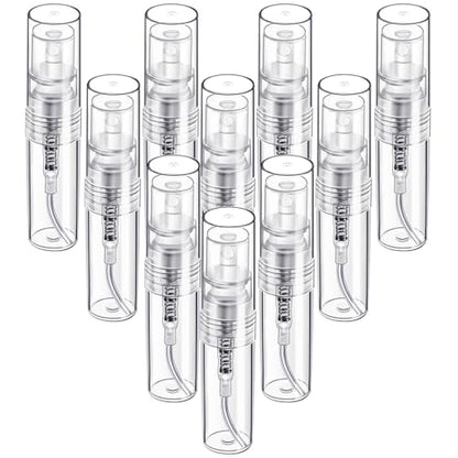 Fandamei Mini Spray Bottle, 10 Pack 2ml Mini Plastic Spray Bottle Empty, Fine Mist Refillable Perfume, Small Perfume Spray Bottle, Tiny Plastic Portable Travel Bottle, Clear - size: 2ml