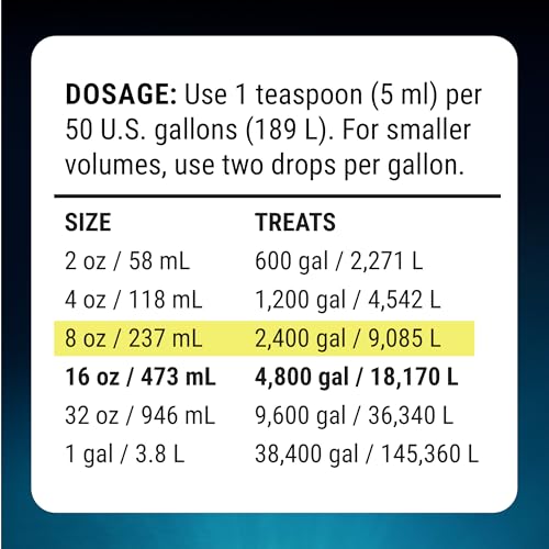 Fritz Complete – Concentrated Water Conditioner/Tap Water Dechlorinator, Instantly Detoxifies Chlorine, Chloramines, Heavy Metals, Ammonia, Nitrite/Nitrates, for Fresh and Saltwater (8 oz) - size: 8-Ounce