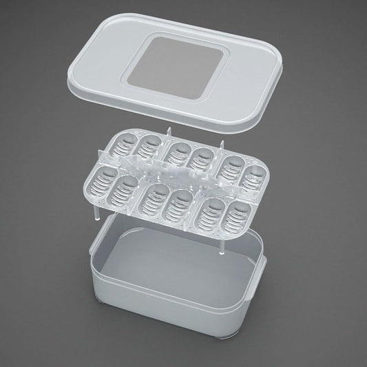 Pets Incubation Box DIY 12 Grids Hatch Box Snake Lizard Hatching Box Egg Tray Crawler Lizard Leopard Gecko Reptile Accessories