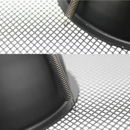 2PCS Reptile Habitat Lighting Dome Mount Spring Clips for Terrarium Glass Tank Mesh Screen and Heating Lamp Shade Dome
