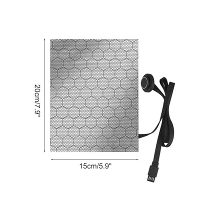 MiOYOOW Reptile Heating Pad, USB Under Tank Heating Mat DC 5V 2A Terrarium Warm Mat with 3-Level Adjustable Temperature for Reptiles Small Animals