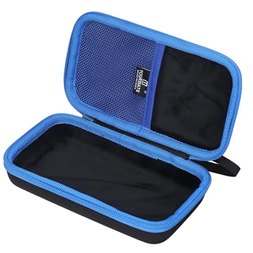 Tourmate Hard Case for KIZEN/Etekcity/Soonkoda/ThermoPro Infrared Thermometer Gun,Laser Surface Temp Reader Travel Box (Laser Pro LP300 Case Only) - color: Black & Blue