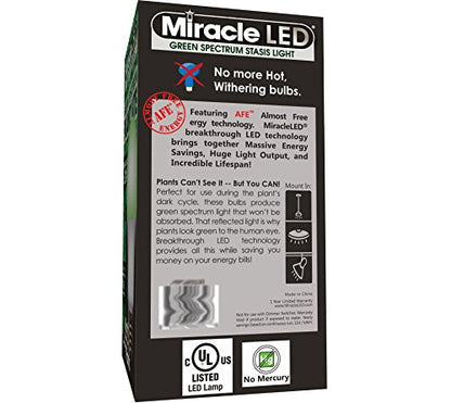 MiracleLED 604614 Green Spectrum Stasis Light, 1 Pack, 60W Grow Room