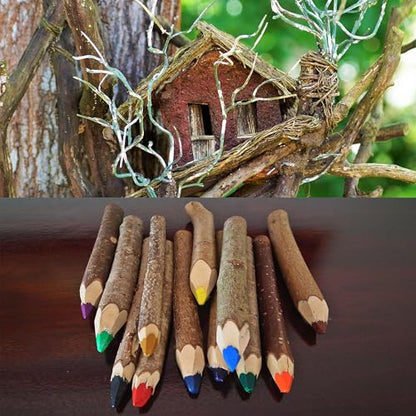 20 Pcs Natural Driftwood Pieces Approx 4.7" Length 0.2-0.8" Variable Thick Unfinished Rustic Wood for DIY Crafts Photo Props Beach Decor School Art Home Projects - size: 4.7