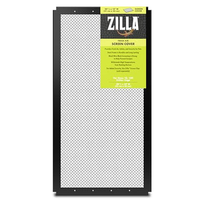 Zilla Reptile Terrarium Covers Fresh Air Screen, 20x10-inch (Pack of 2) - size: 20" x 10" (Pack of 2)