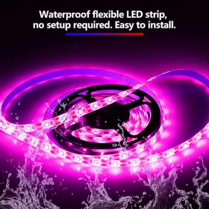 LED Grow Light Strips,Waterproof Full Spectrum Plant Grow Light, USB 16ft 300LEDs, Flexible Growing Lamp for Indoor Plants Succulents Hydroponics Greenhouse Gardening - size: 5M