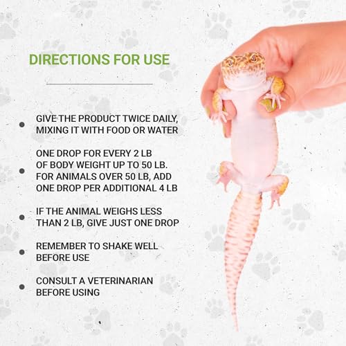 Reptilian Bones | Natural Herbal Dietary Pet Supplement for Reptiles | Support Healthy Bones | Alcohol-Free Extract, Dandelion Root, Alfalfa, Calendula, Chamomile, Fennel 2 oz