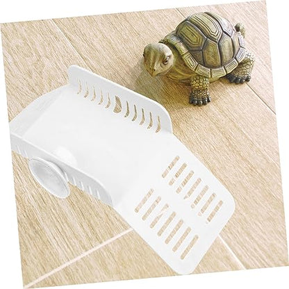 VANZACK 1pc Durable Water Turtle Terrace Plastic Climbing Platform for Reptiles Frog Tortoise Hiding Dock Easy to Clean Basking Area for Turtle Tank