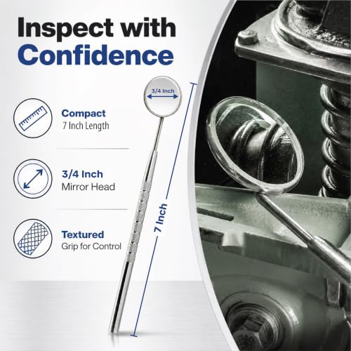 SE Stainless Steel Inspection Mirror - DM201