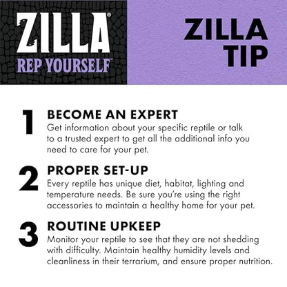 Zilla Shed-Ease Reptile Bath, Shedding Support and Penetrating Bath for All Lizards and Snakes - size: 8 Fl Oz (Pack of 1)