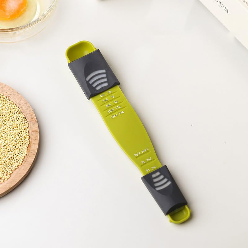 Adjustable Measuring Spoon – 1g-13g & 1ml-13ml Precision Measuring Tool for Baking, Cooking, Meal Prep & Baby Formula – BPA-Free Kitchen Gadget