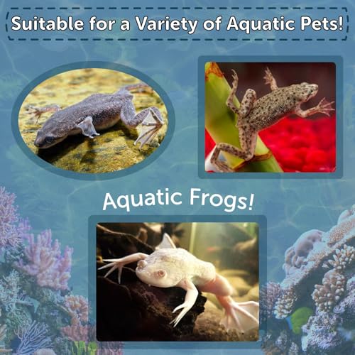 Calcium Blocks Included in Aquatic Frog 4mm Sinking 40% Protein Nuggets. Ideal for All Frogs and Bottom Tropical Fish…10oz Jar - size: 10 Ounce (Pack of 1)