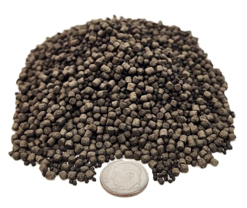 Axolotl Blackworm Pellets. 1mm, 2mm, 3mm Size Mix of Sinking California Blackworm Micro Pellets for All Axolotl, Frogs, Shrimp, Salamanders, Newts, Snails…1/2-lb Pouch Bag - size: 8 Ounce (Pack of 1)