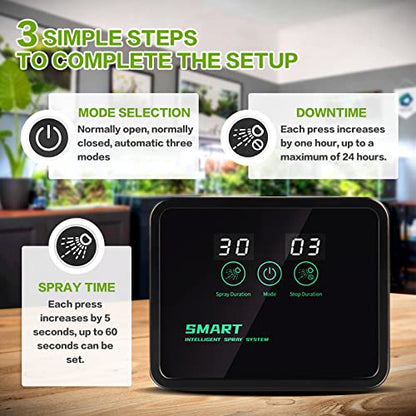 MYGIIKAKA Reptile Fogger Automatic Reptile Mister Fogger for Terrarium, Timed Terrariums Humidifiers for Chameleon/Lizard/Snake/Turtle/Frog - size: Touch Version