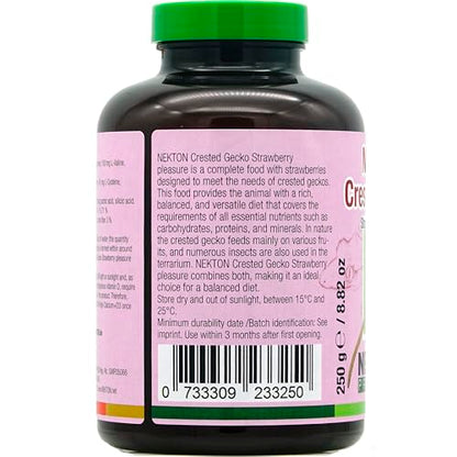 Nekton Crested Gecko Strawberry Pleasure Complete Diet 250g / 8.82oz - size: 8.82 Ounce (Pack of 1)
