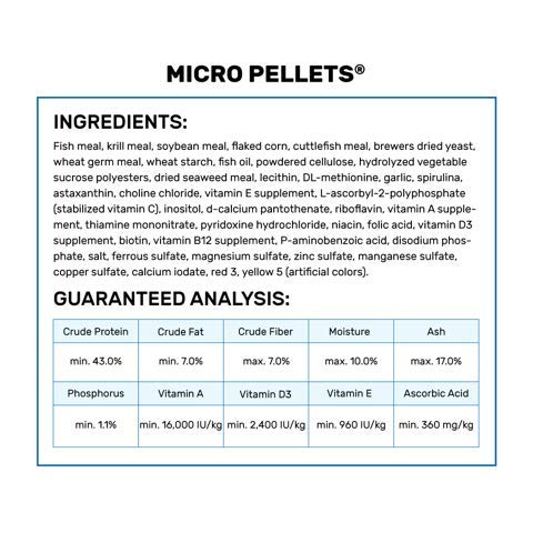Hikari Tropical Semi-Floating Micro Pellets Fish Food, 0.77 Oz (22g) - size: 0.77 Ounce (Pack of 1)