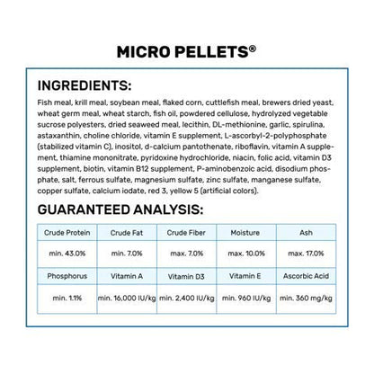 Hikari Tropical Semi-Floating Micro Pellets Fish Food, 0.77 Oz (22g) - size: 0.77 Ounce (Pack of 1)