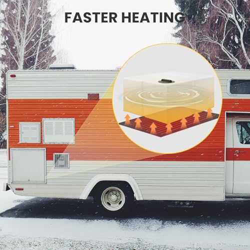 (Pack of 2) RV Tank Heater Pad 12" x 18" 120V | Holding Tank Heating Pad Use with Up to 50 Gallons Fresh Water with Automatic Thermostat Control